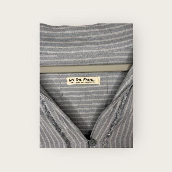 Free People We The Free One & Only Stripe Dolman Top Size Small - Picture 7 of 8